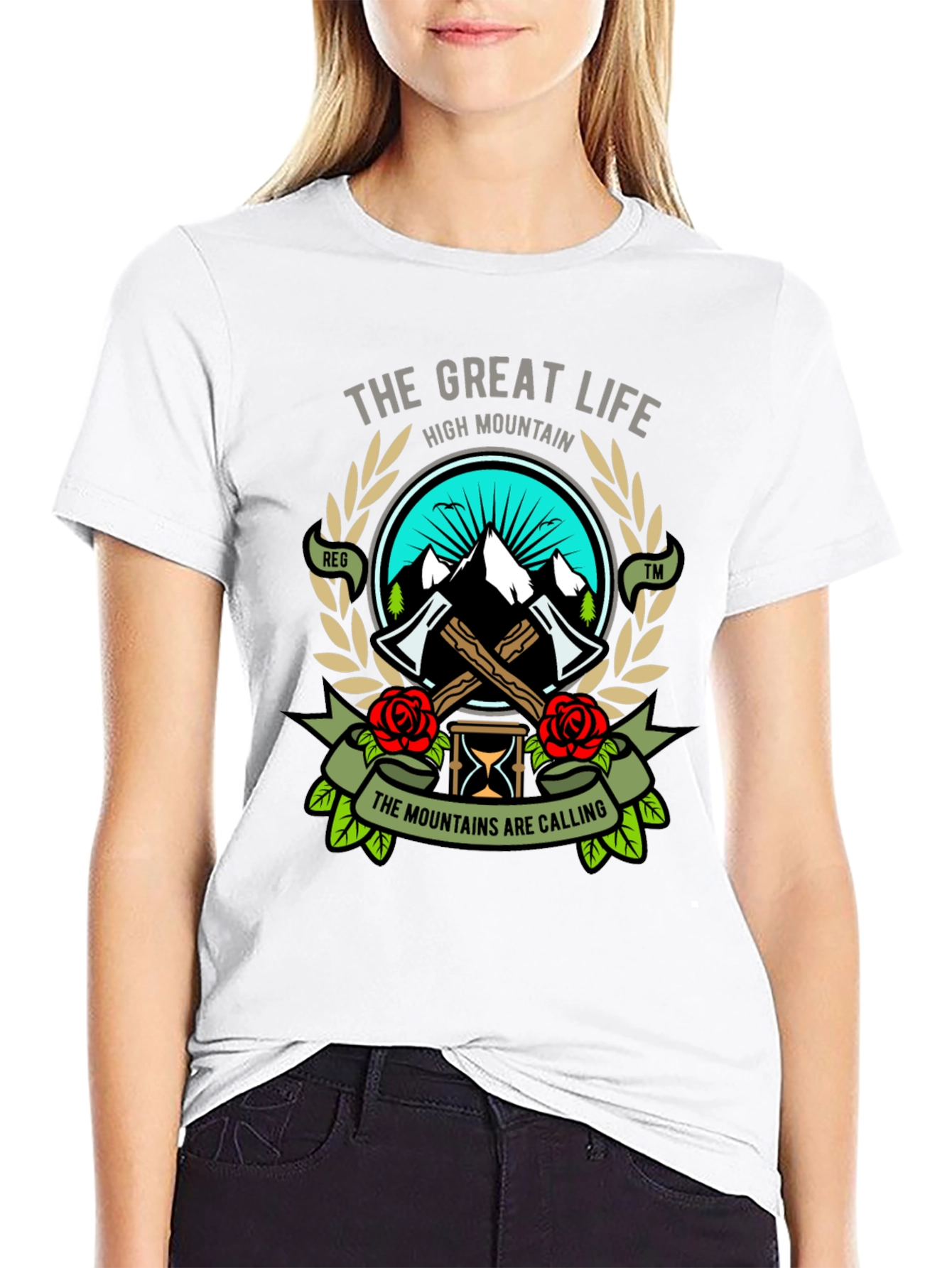 The Great Life High Mountain T-Shirt - Adventure Ready