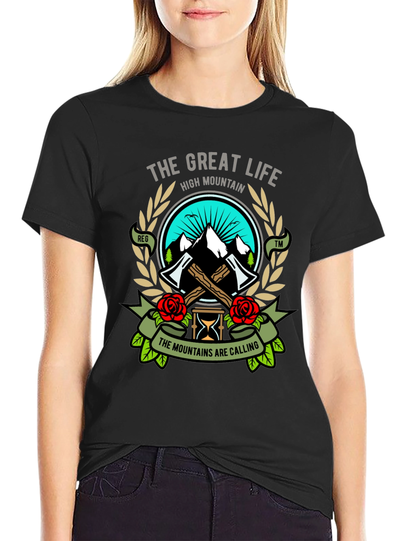 The Great Life High Mountain T-Shirt - Adventure Ready