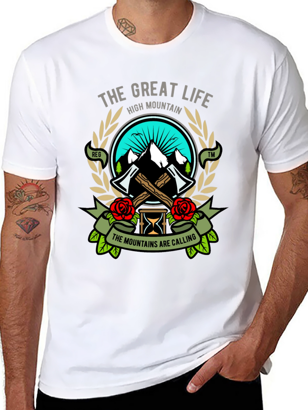 The Great Life High Mountain T-Shirt - Adventure Ready