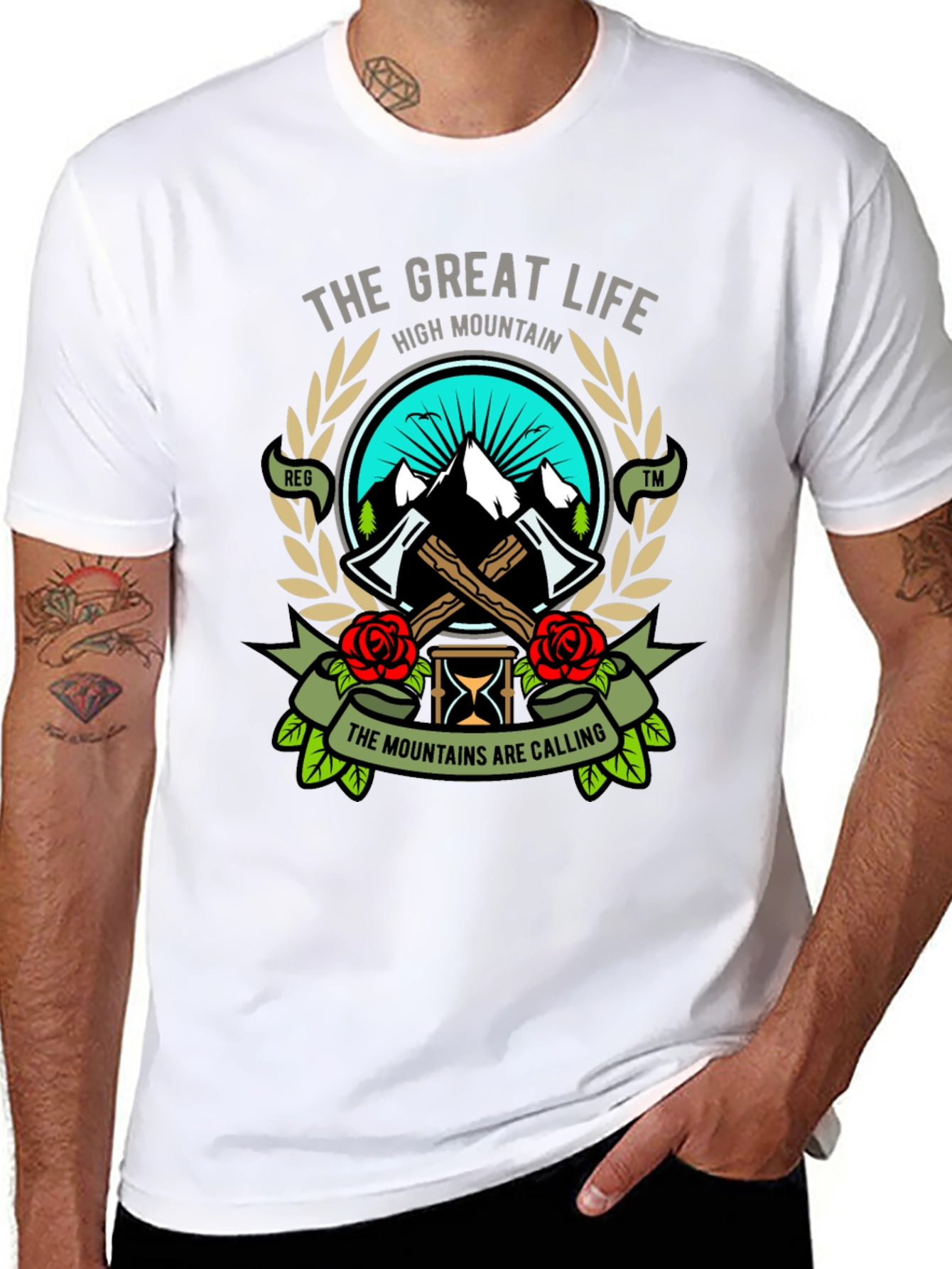 The Great Life High Mountain T-Shirt - Adventure Ready