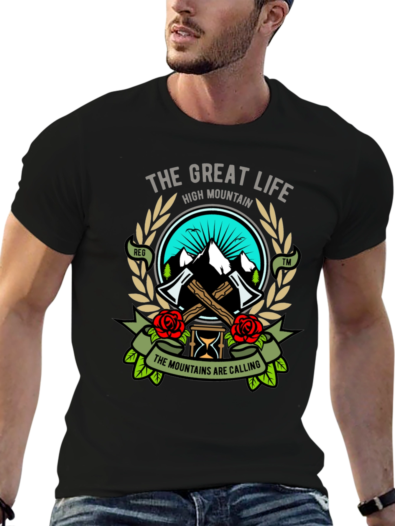 The Great Life High Mountain T-Shirt - Adventure Ready