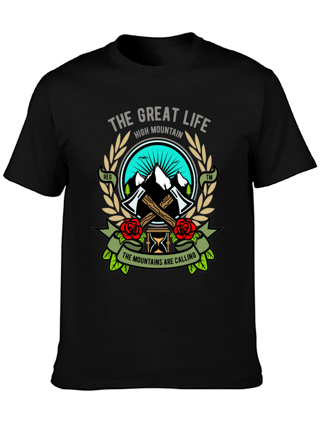 The Great Life High Mountain T-Shirt - Adventure Ready