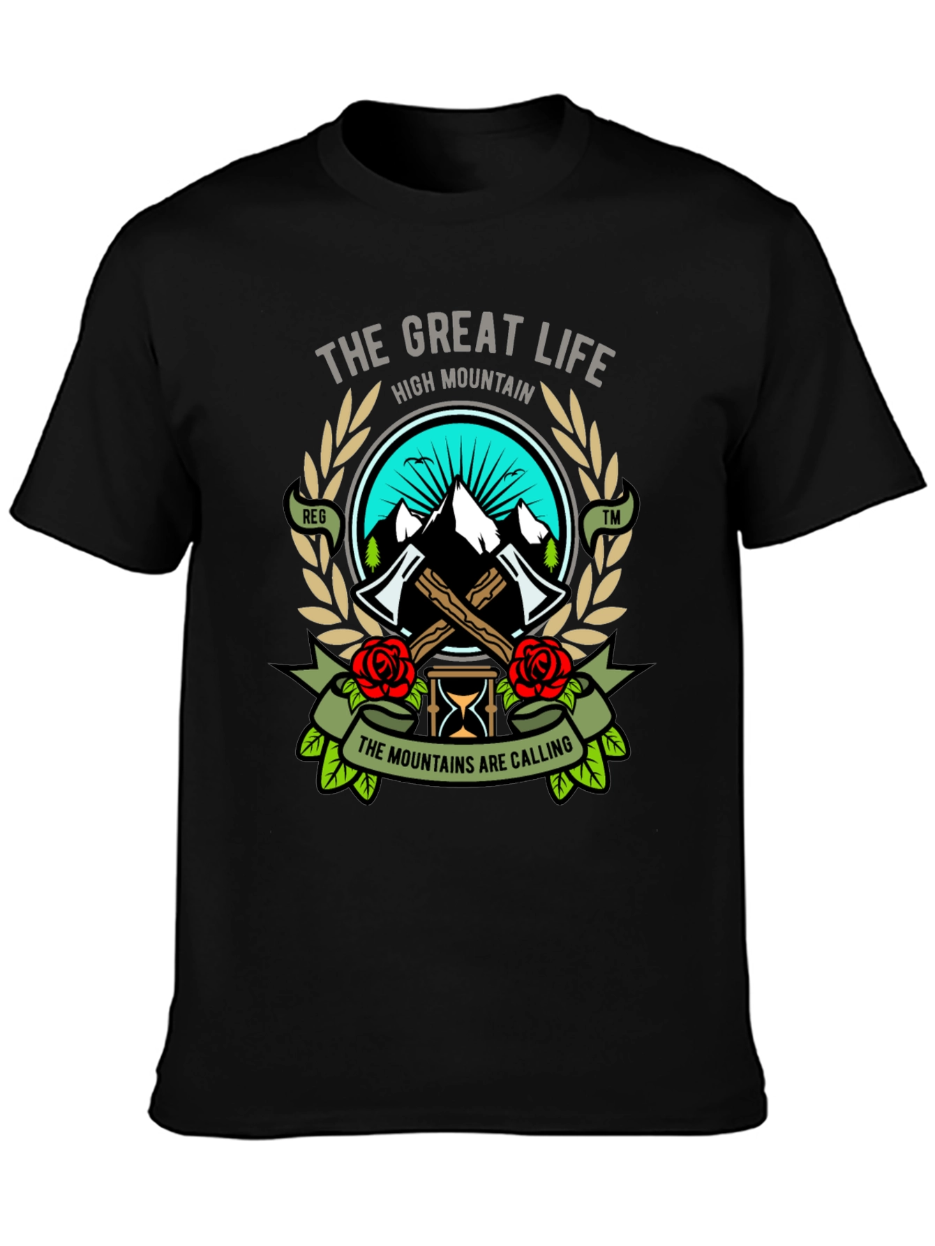 The Great Life High Mountain T-Shirt - Adventure Ready