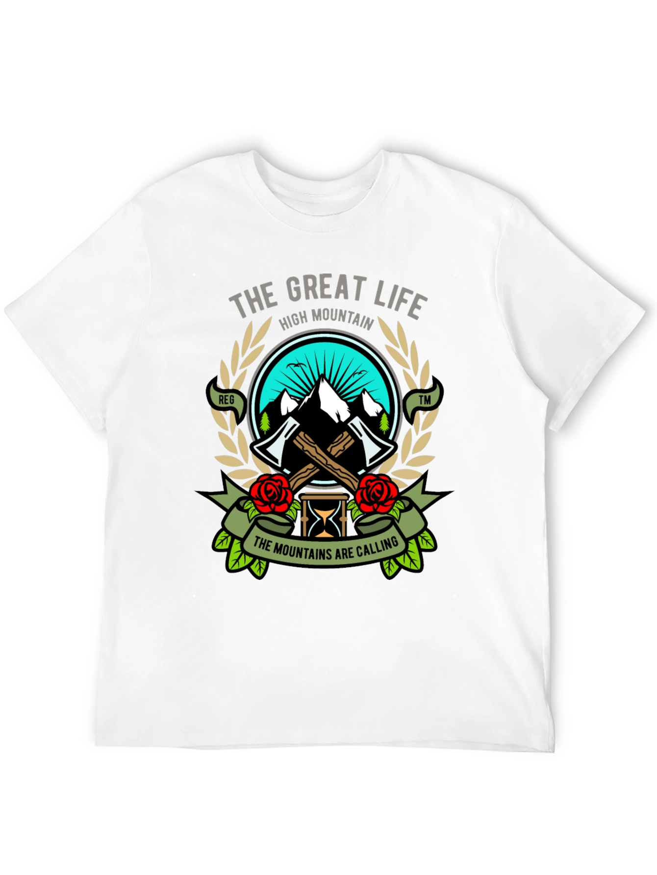 The Great Life High Mountain T-Shirt - Adventure Ready