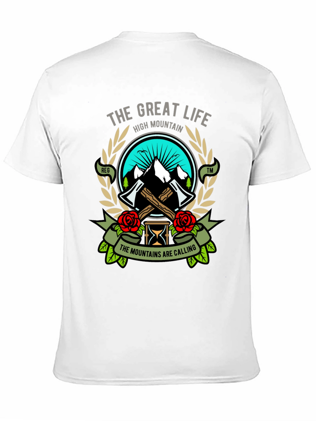 The Great Life High Mountain T-Shirt - Adventure Ready