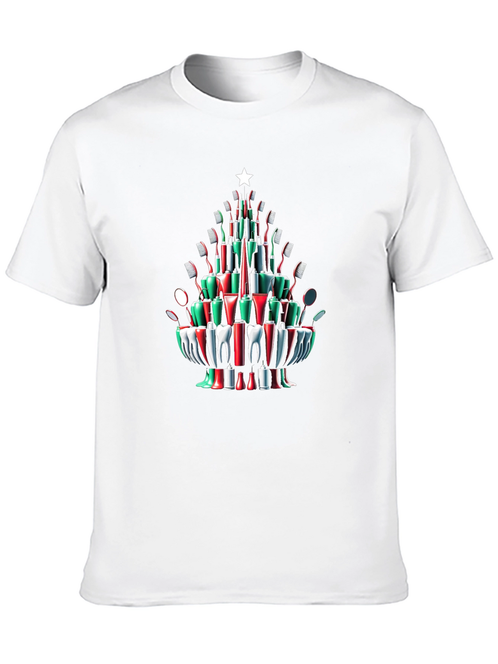 Festive Dental Christmas Tree T-Shirt
