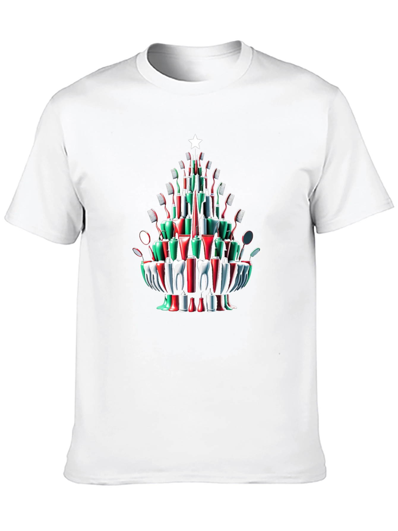 Festive Dental Christmas Tree T-Shirt