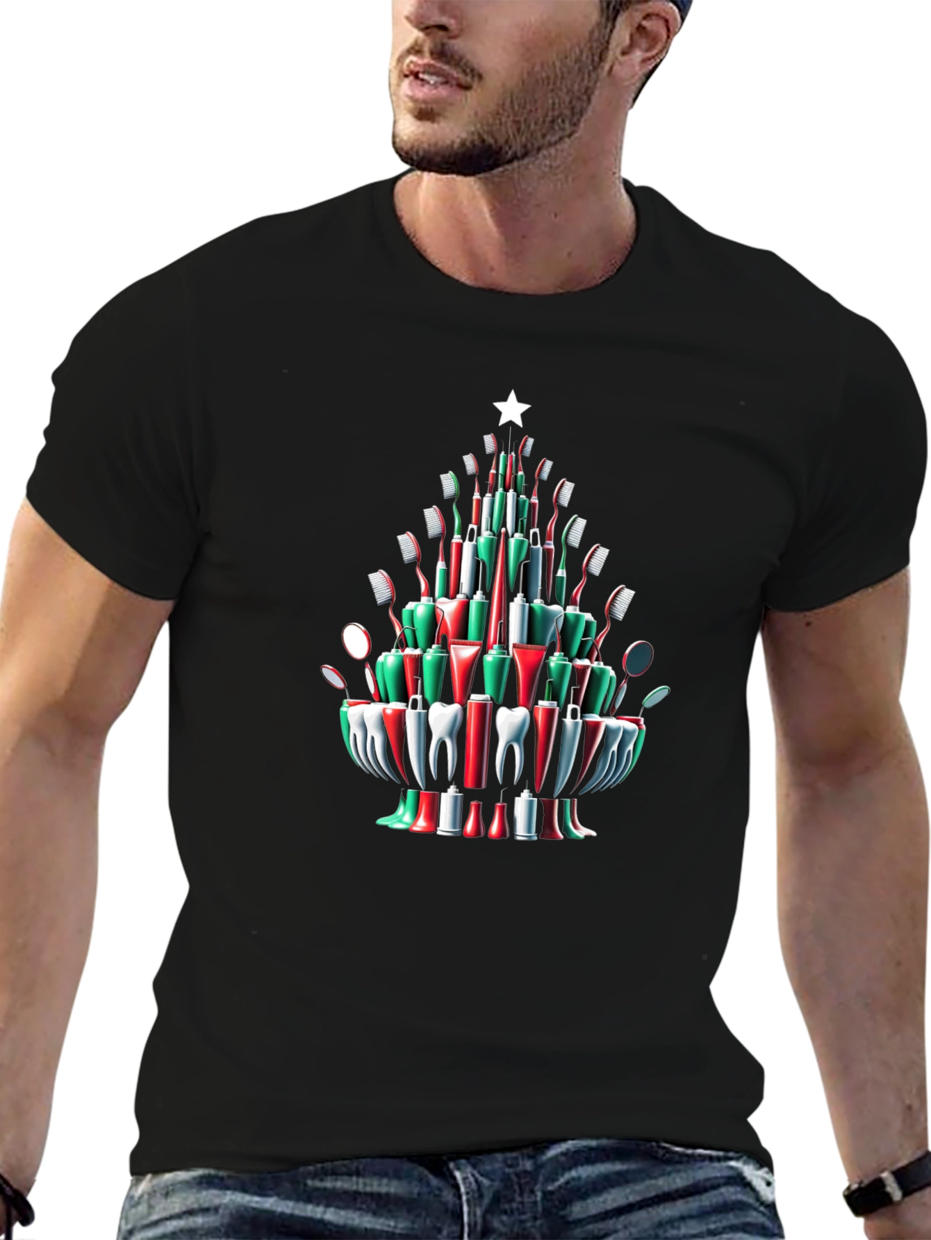 Festive Dental Christmas Tree T-Shirt