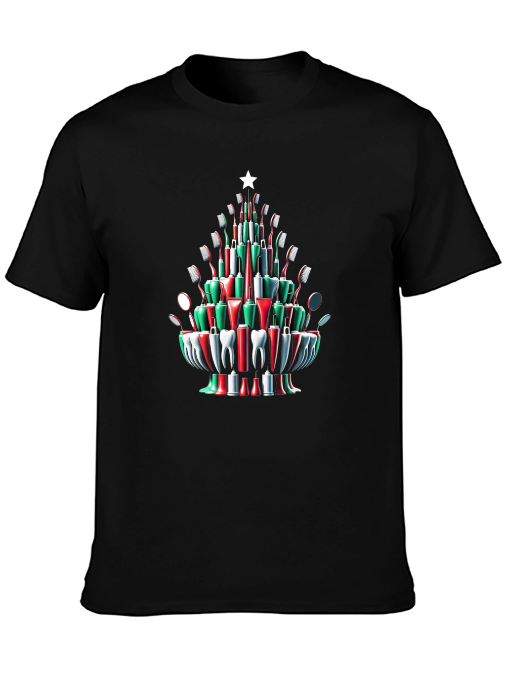 Festive Dental Christmas Tree T-Shirt