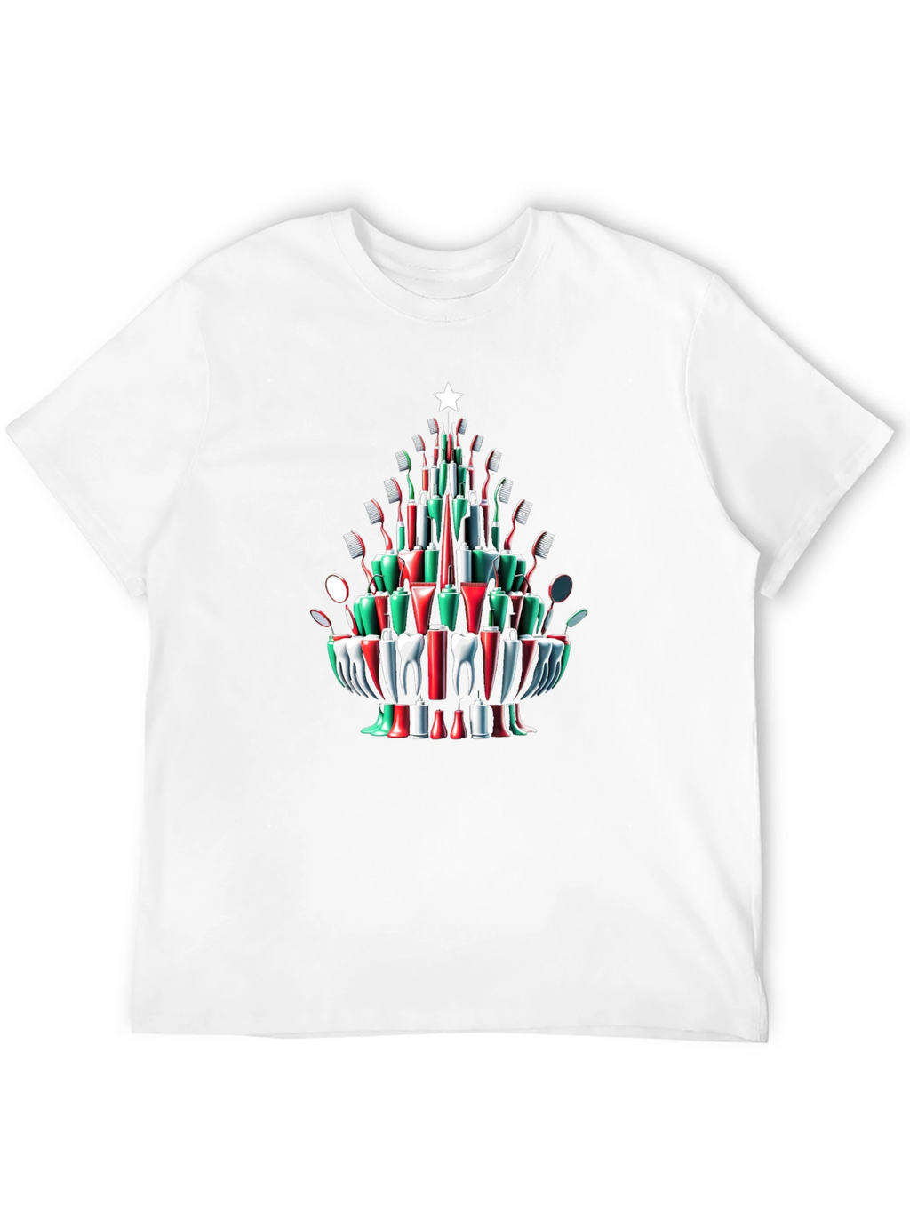Festive Dental Christmas Tree T-Shirt