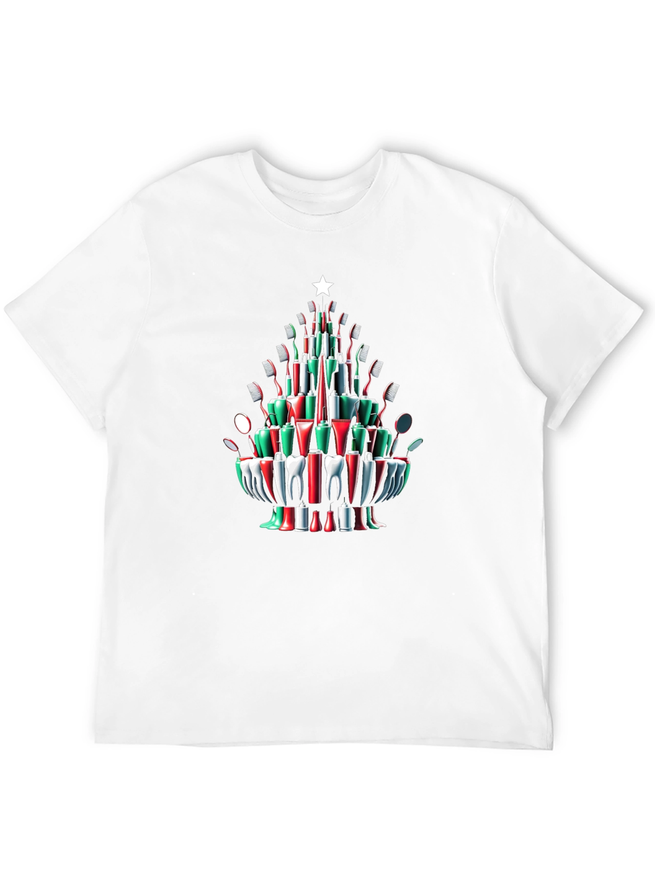 Festive Dental Christmas Tree T-Shirt