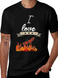 I Love Grilling Black T-Shirt