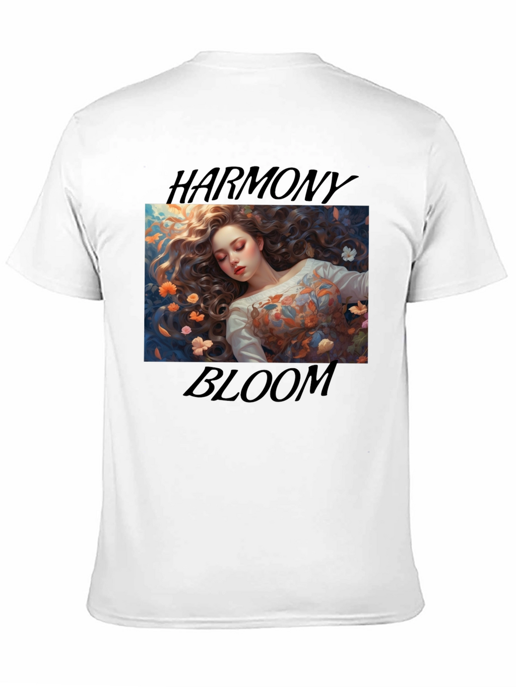 Harmony Bloom Graphic Tee - Black