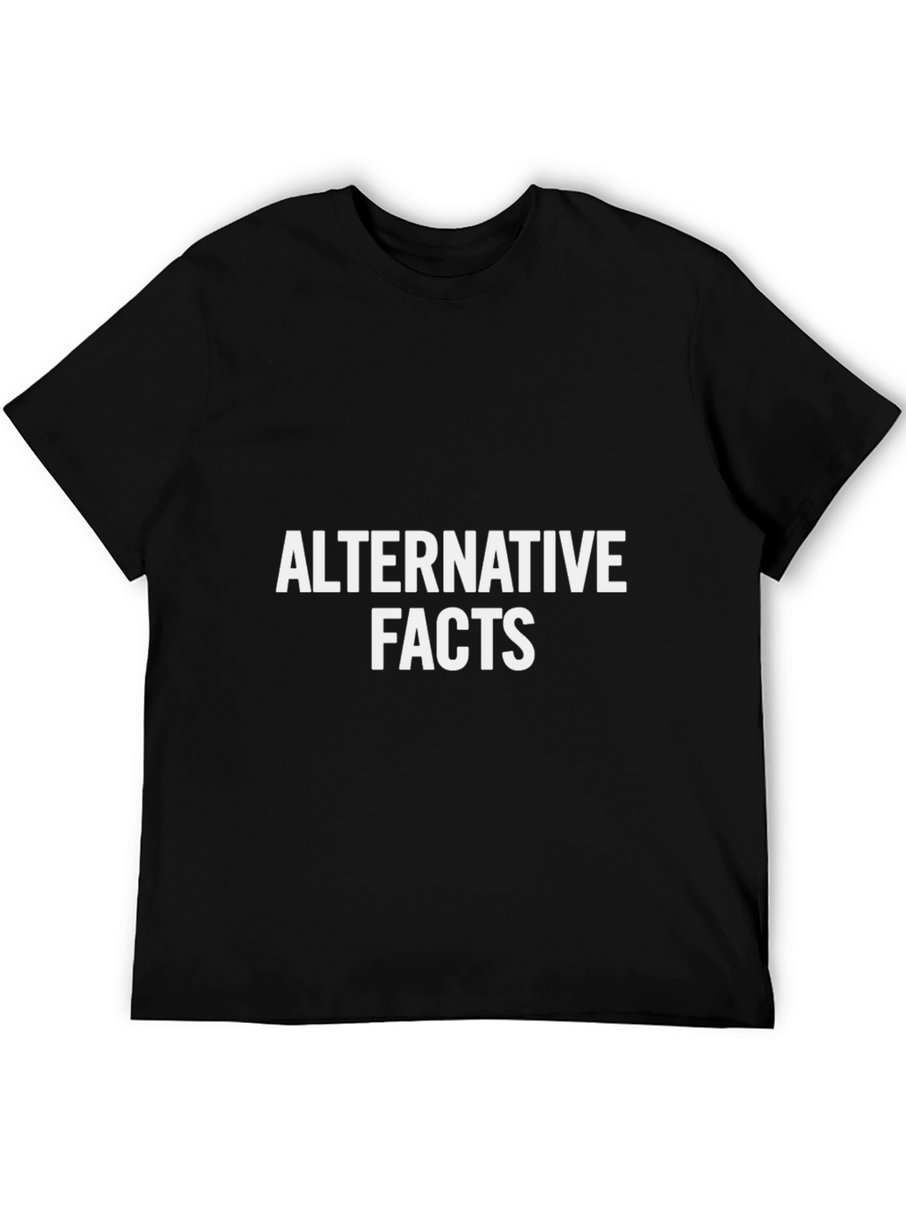 Alternative Facts Graphic T-Shirt - Black Cotton Tee