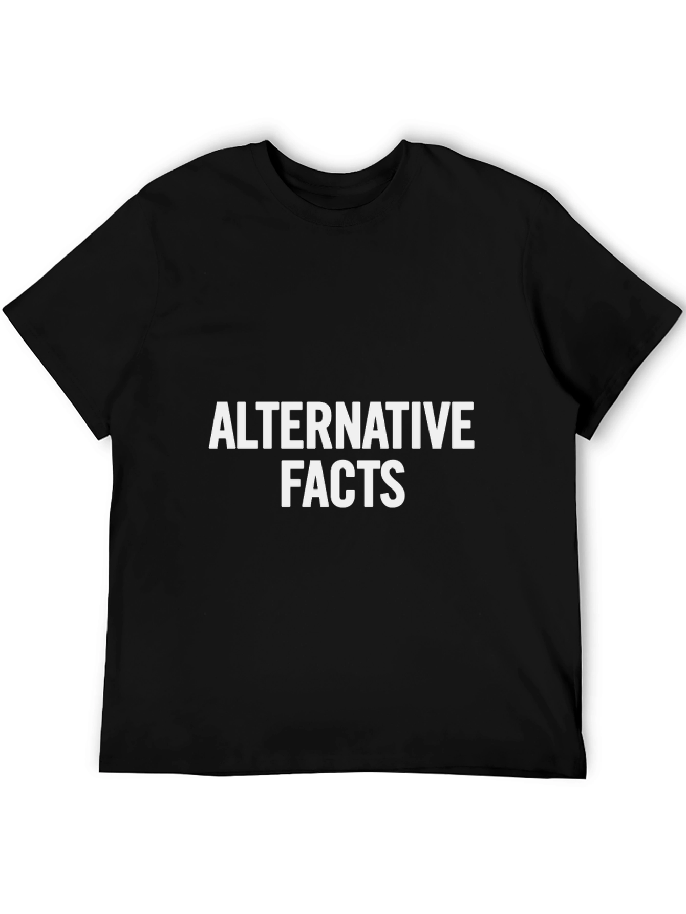 Alternative Facts Graphic T-Shirt - Black Cotton Tee