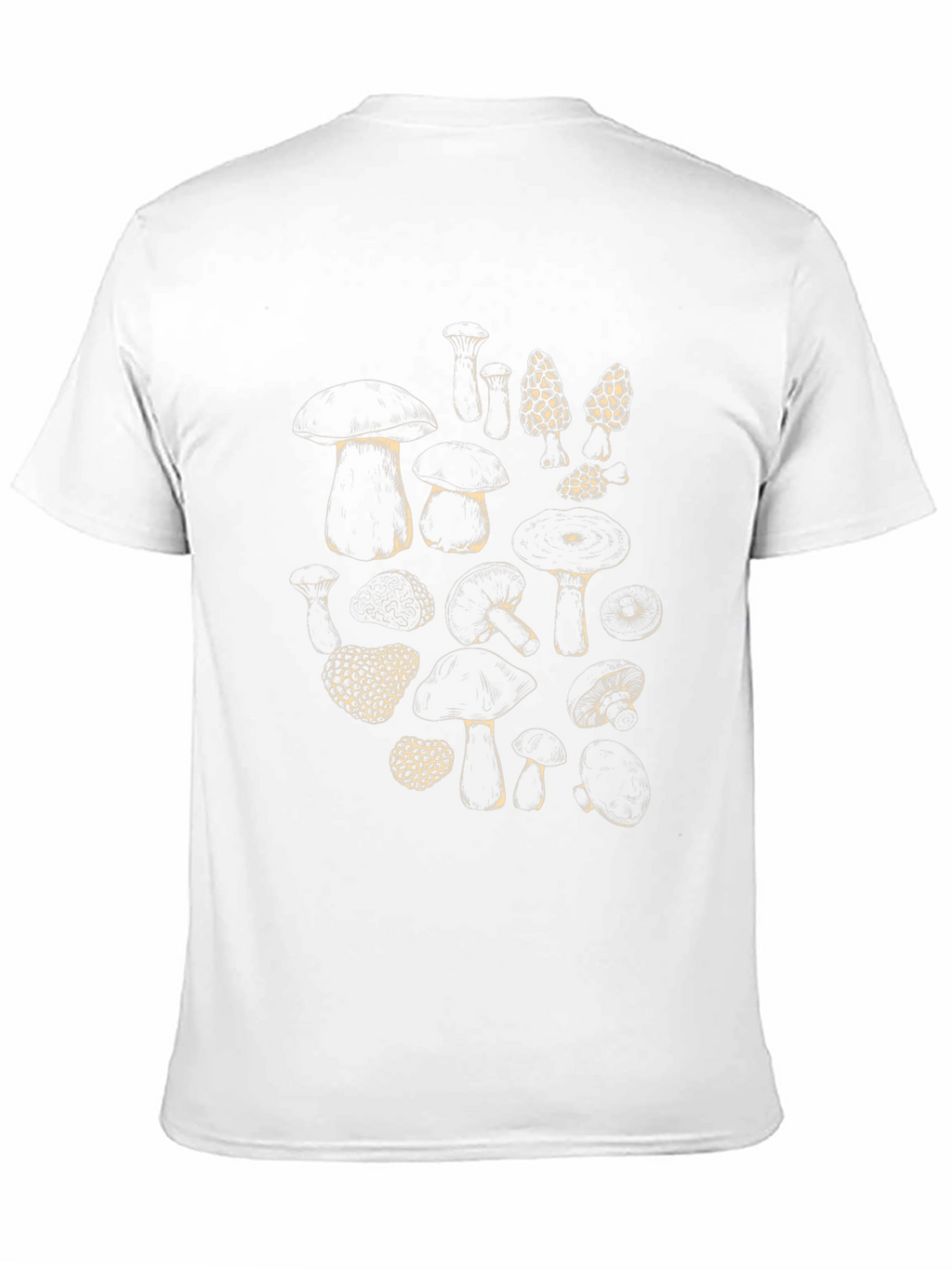 Mushroom Print T-Shirt - Nature Inspired Graphic Tee