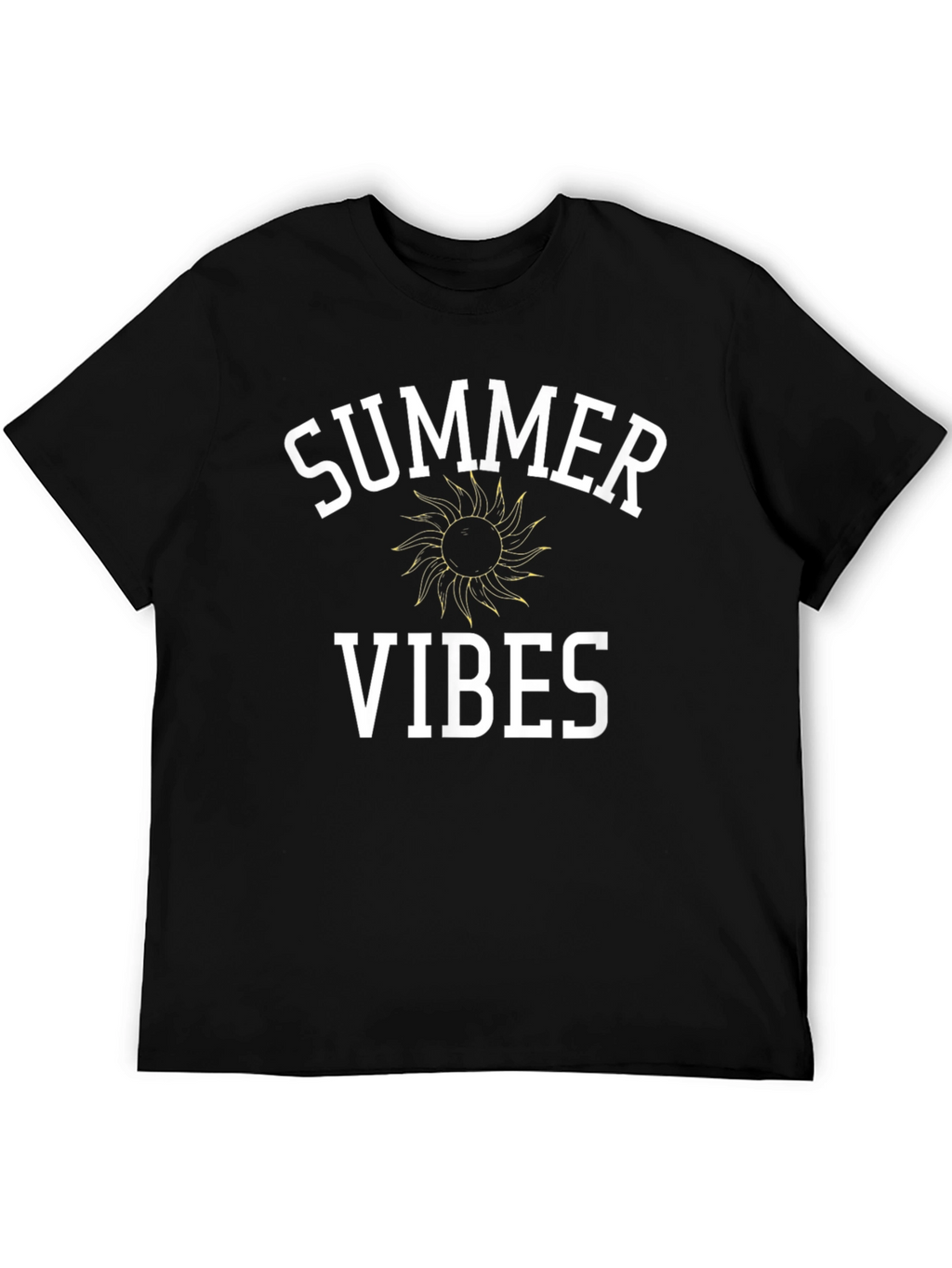 Summer Vibes Graphic T-Shirt - Black