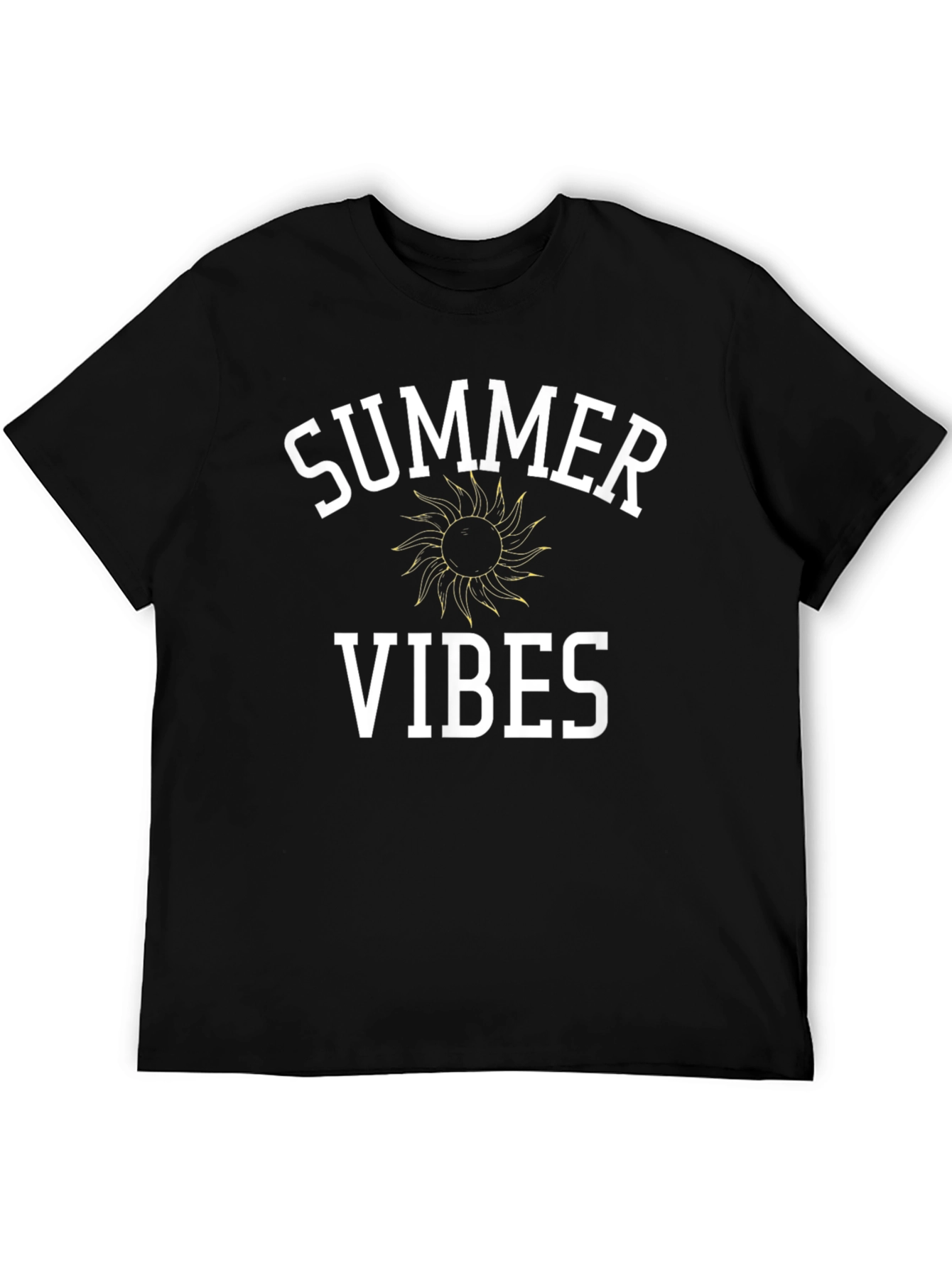 Summer Vibes Graphic T-Shirt - Black