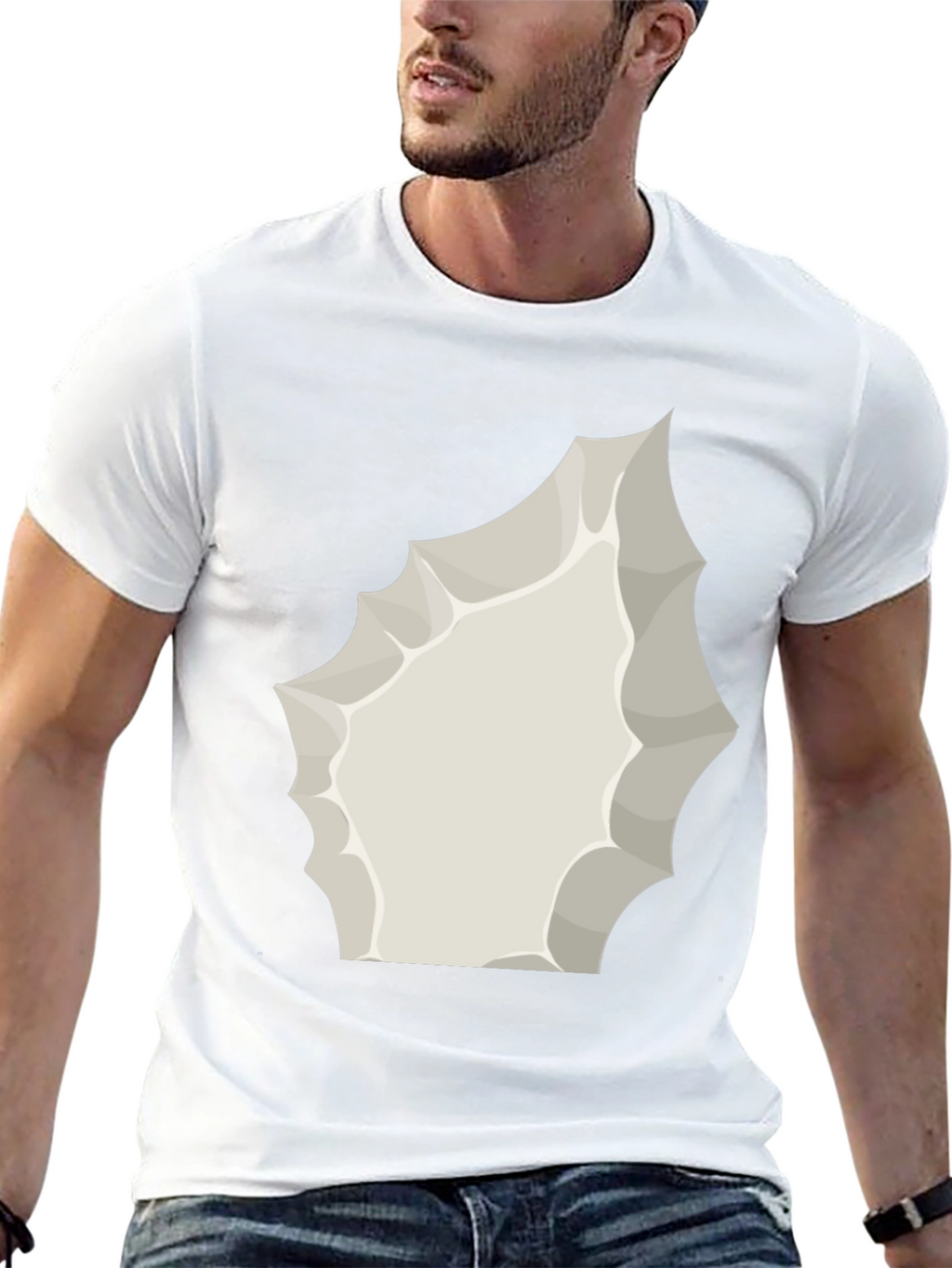 Cartoon Explosion Graphic Tee - Black