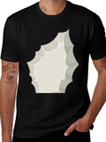 Cartoon Explosion Graphic Tee - Black