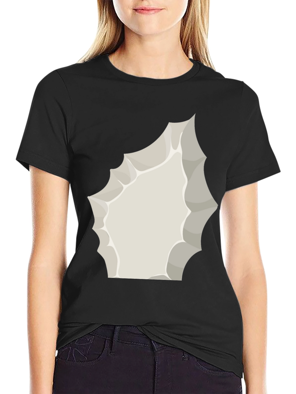 Cartoon Explosion Graphic Tee - Black
