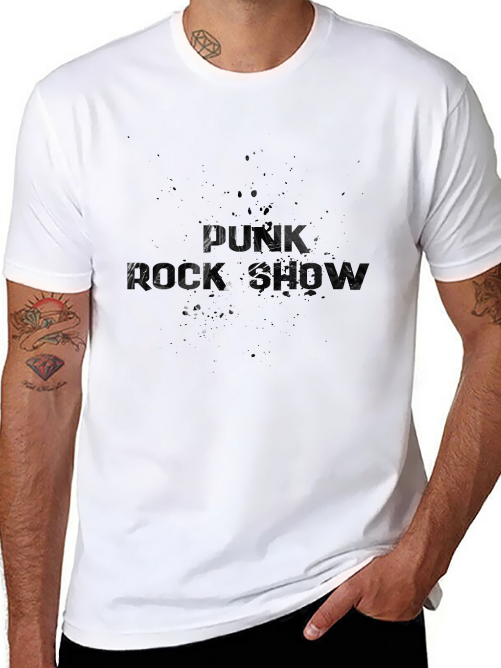 Punk Rock Show Black T-Shirt