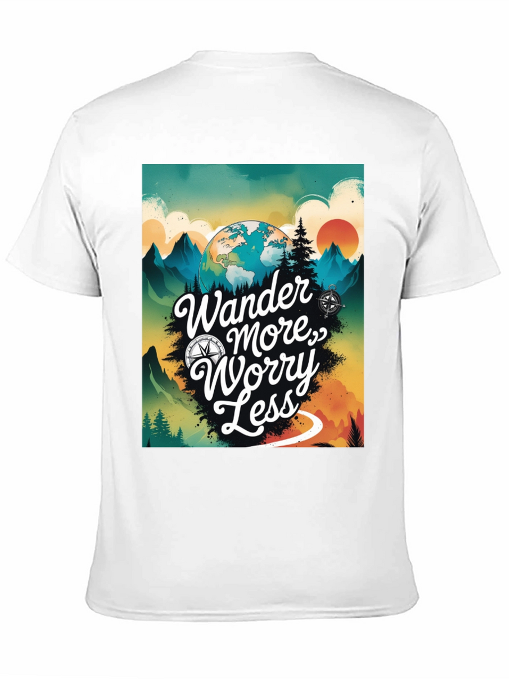Wander More Worry Less Graphic Tee
