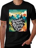 Wander More Worry Less Graphic Tee