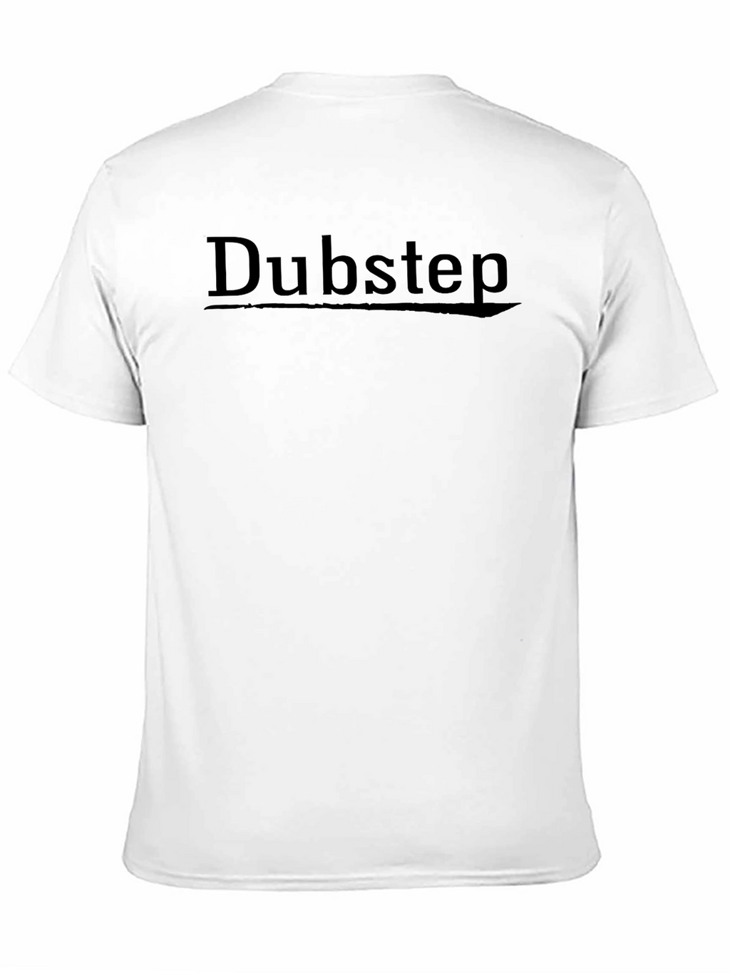Dubstep Graphic Print Black T-Shirt