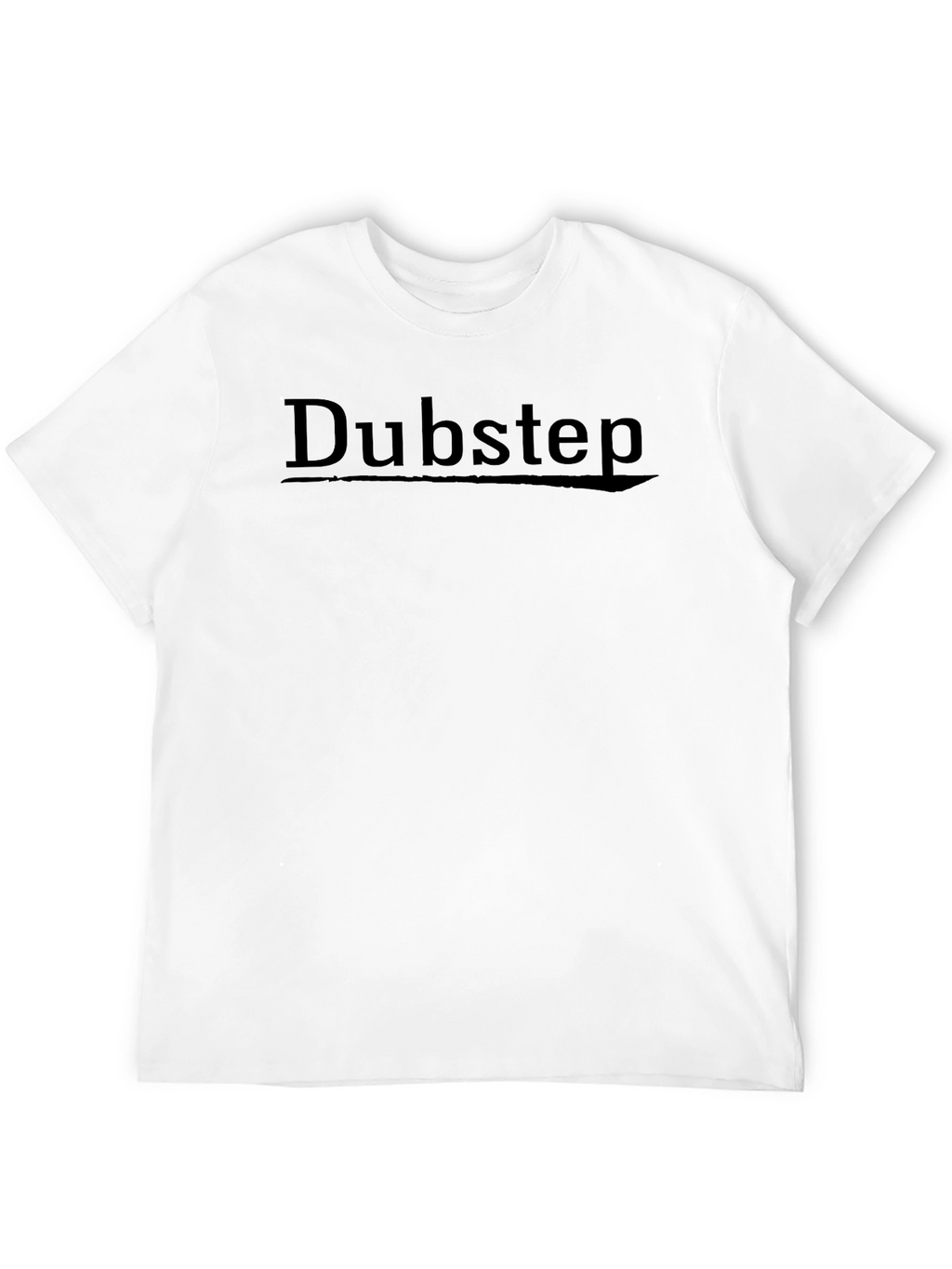 Dubstep Graphic Print Black T-Shirt