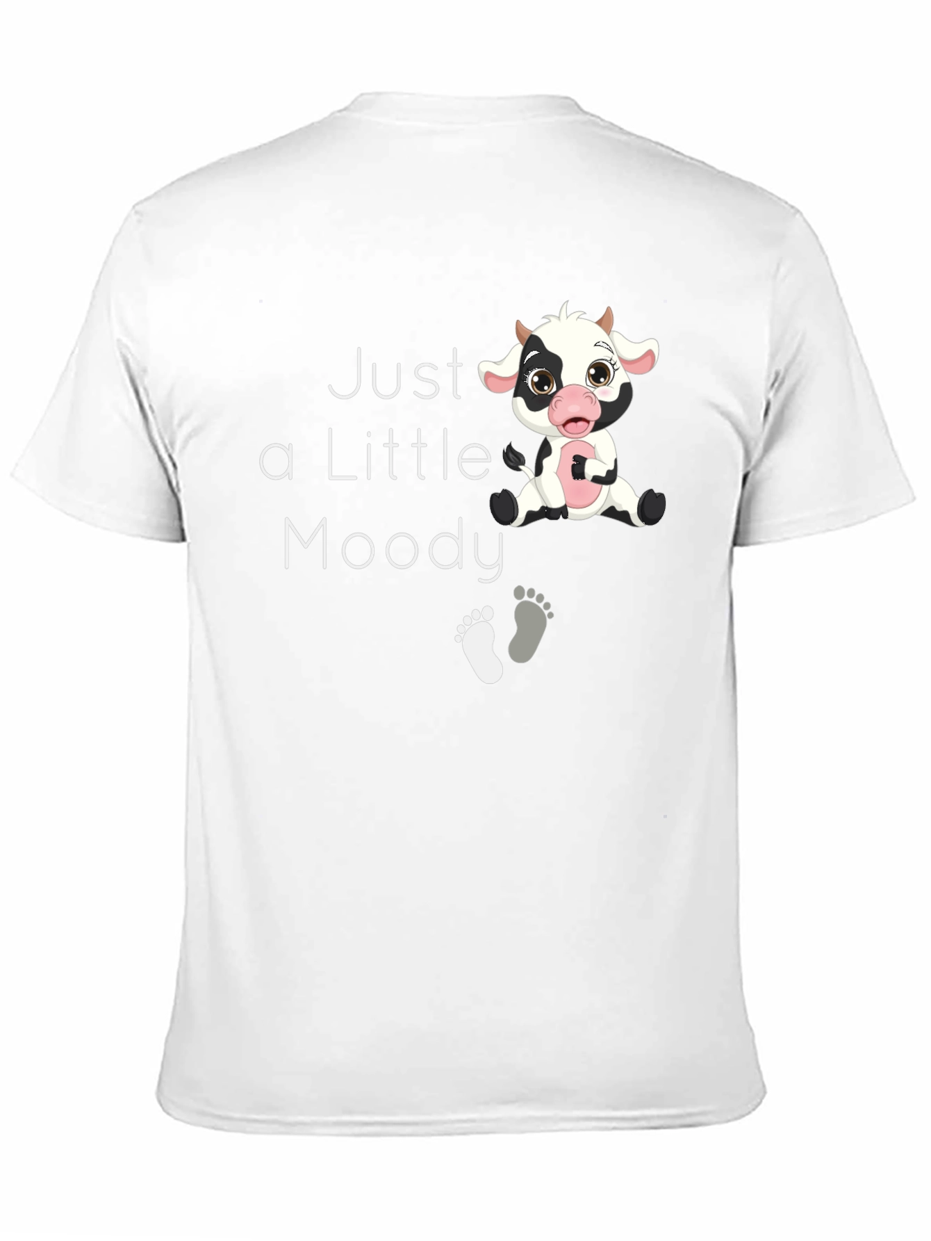 Just a Little Moody Cow Graphic T-Shirt
