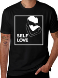 Self Love Black Graphic Tee