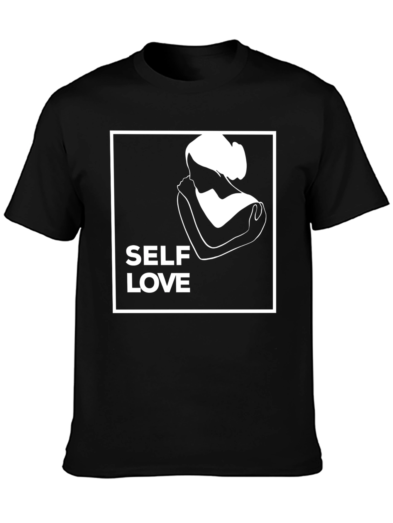Self Love Black Graphic Tee