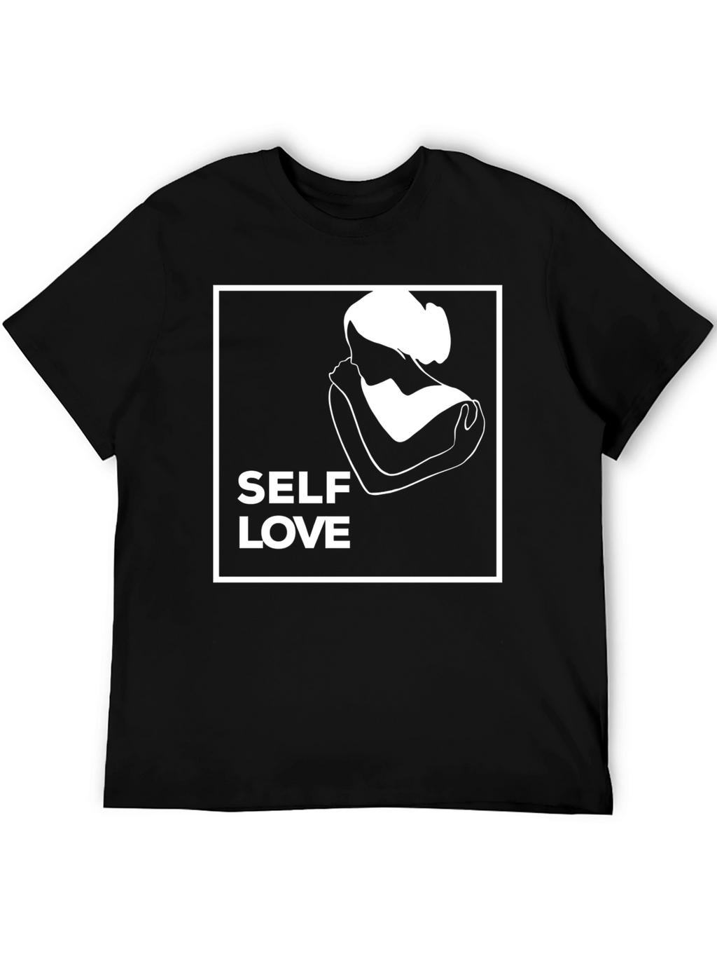 Self Love Black Graphic Tee