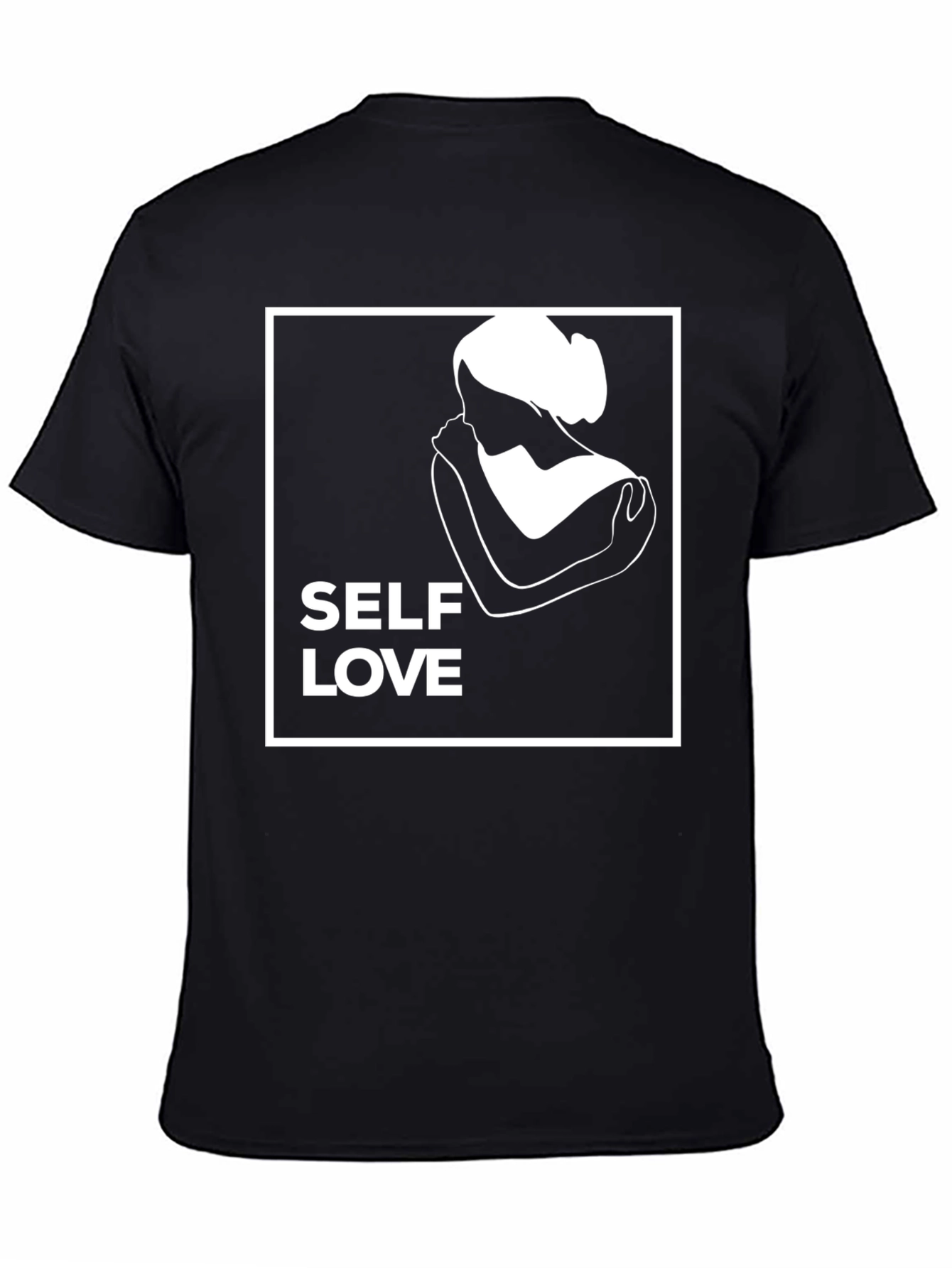 Self Love Black Graphic Tee