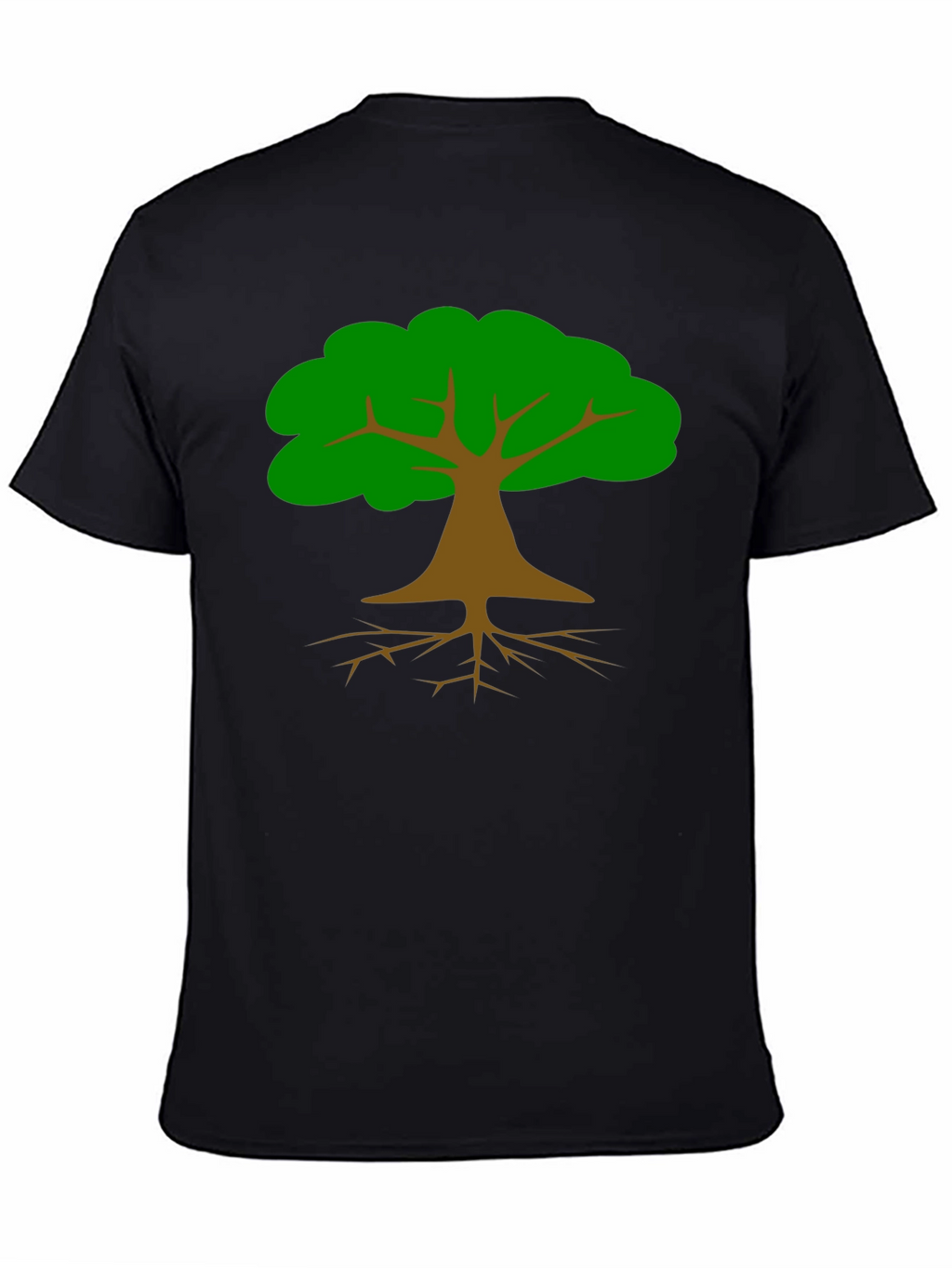 Tree Graphic Black T-Shirt