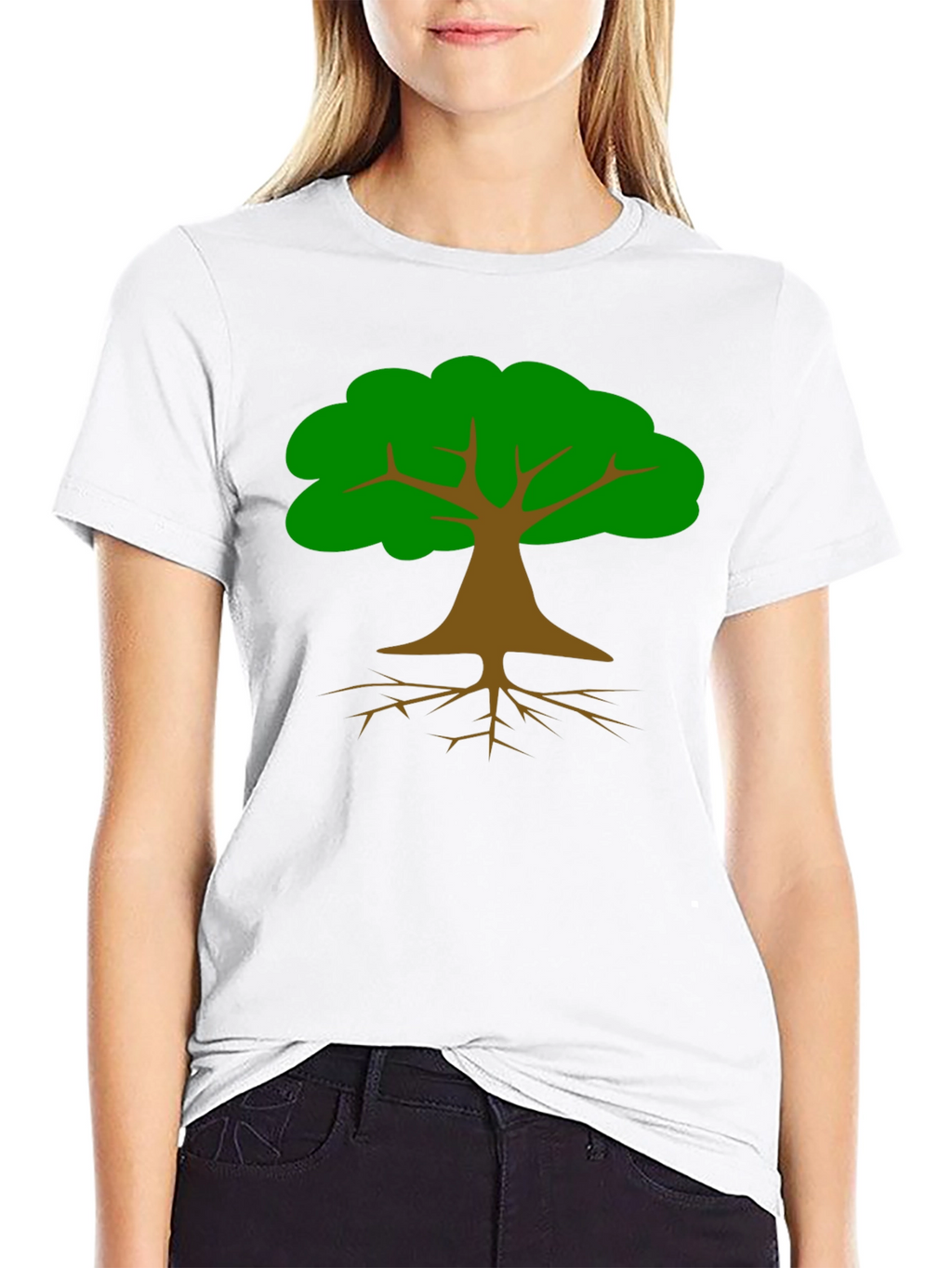 Tree Graphic Black T-Shirt