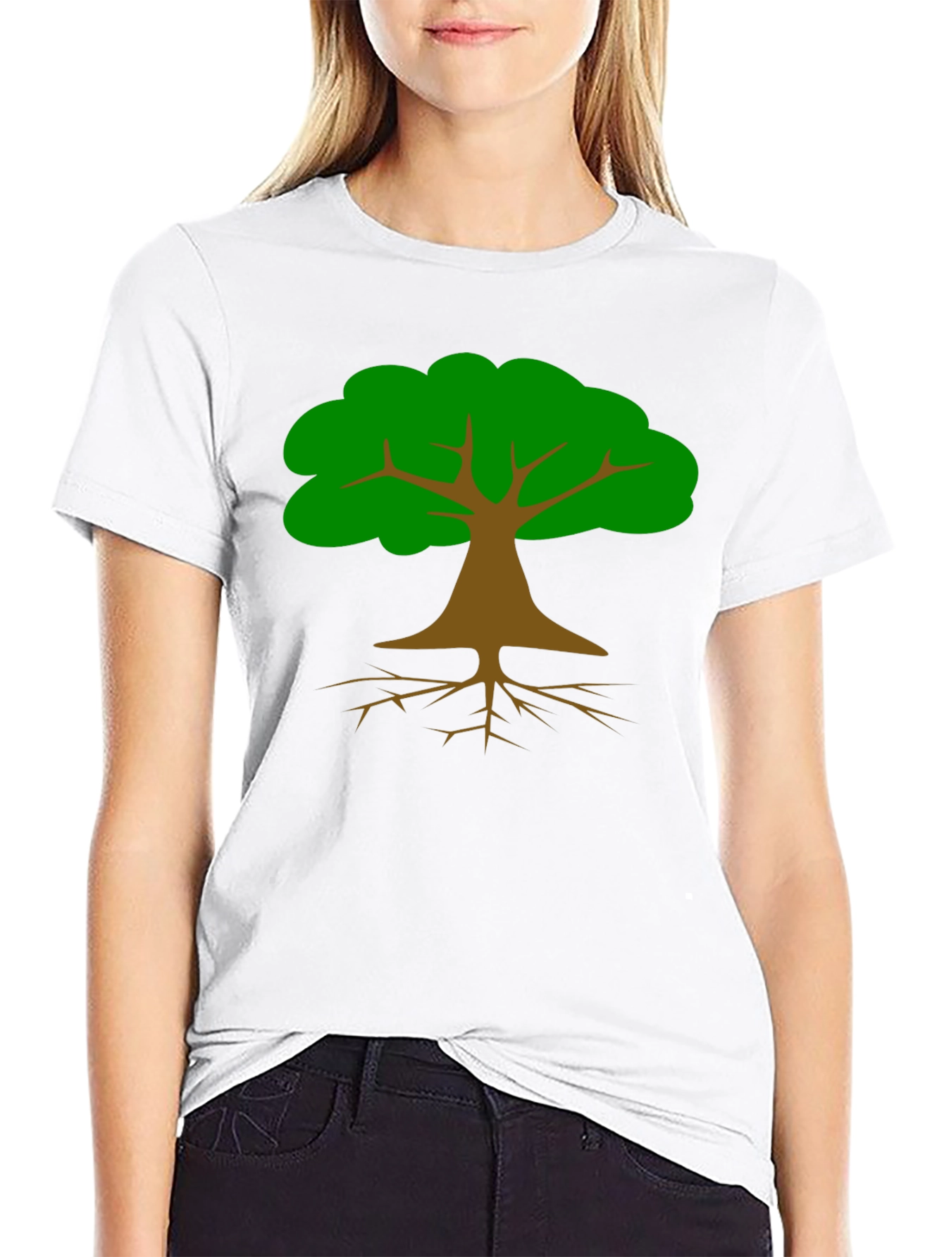 Tree Graphic Black T-Shirt