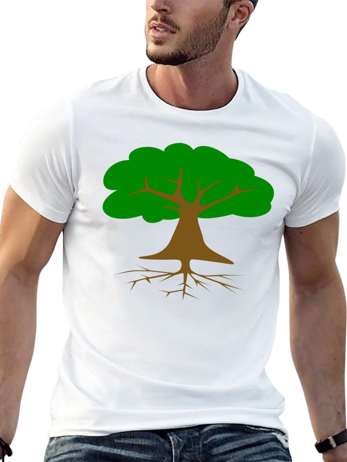 Tree Graphic Black T-Shirt