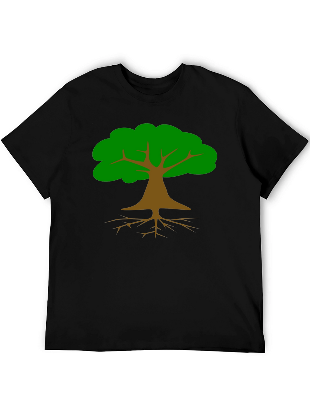 Tree Graphic Black T-Shirt