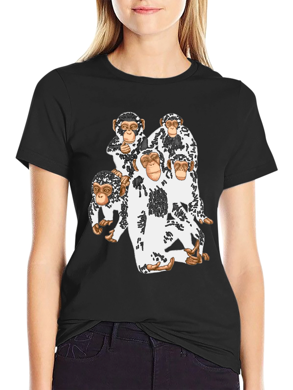 Monkey Business T-Shirt | Black Tee