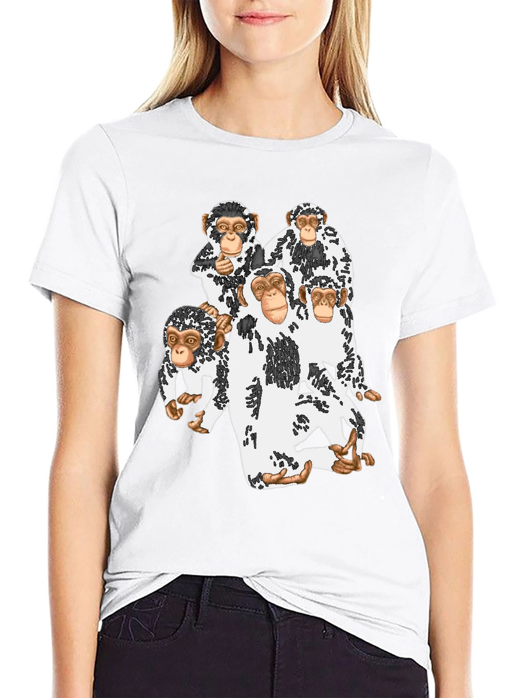 Monkey Business T-Shirt | Black Tee
