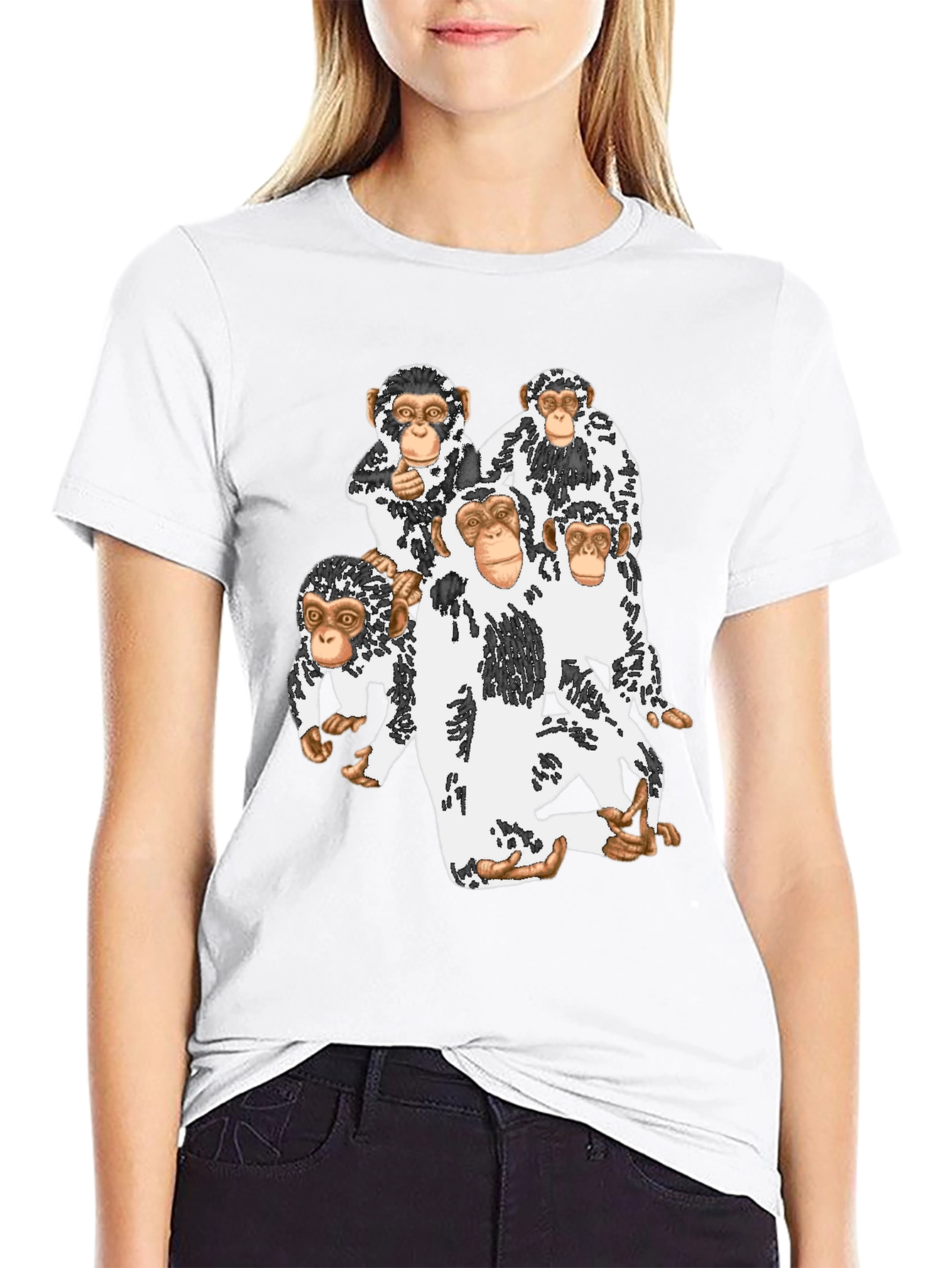 Monkey Business T-Shirt | Black Tee