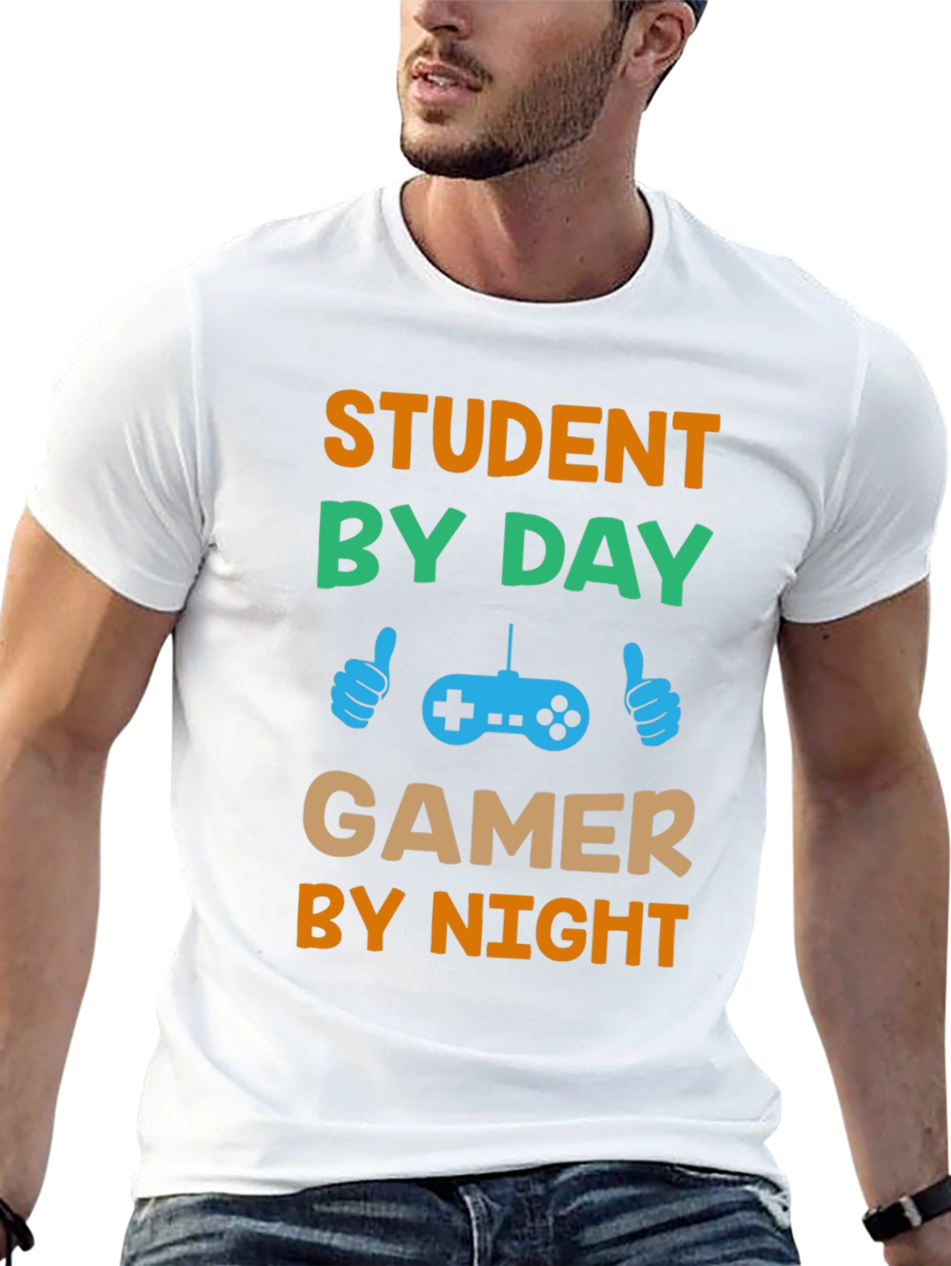 Student by Day Gamer by Night T-Shirt
