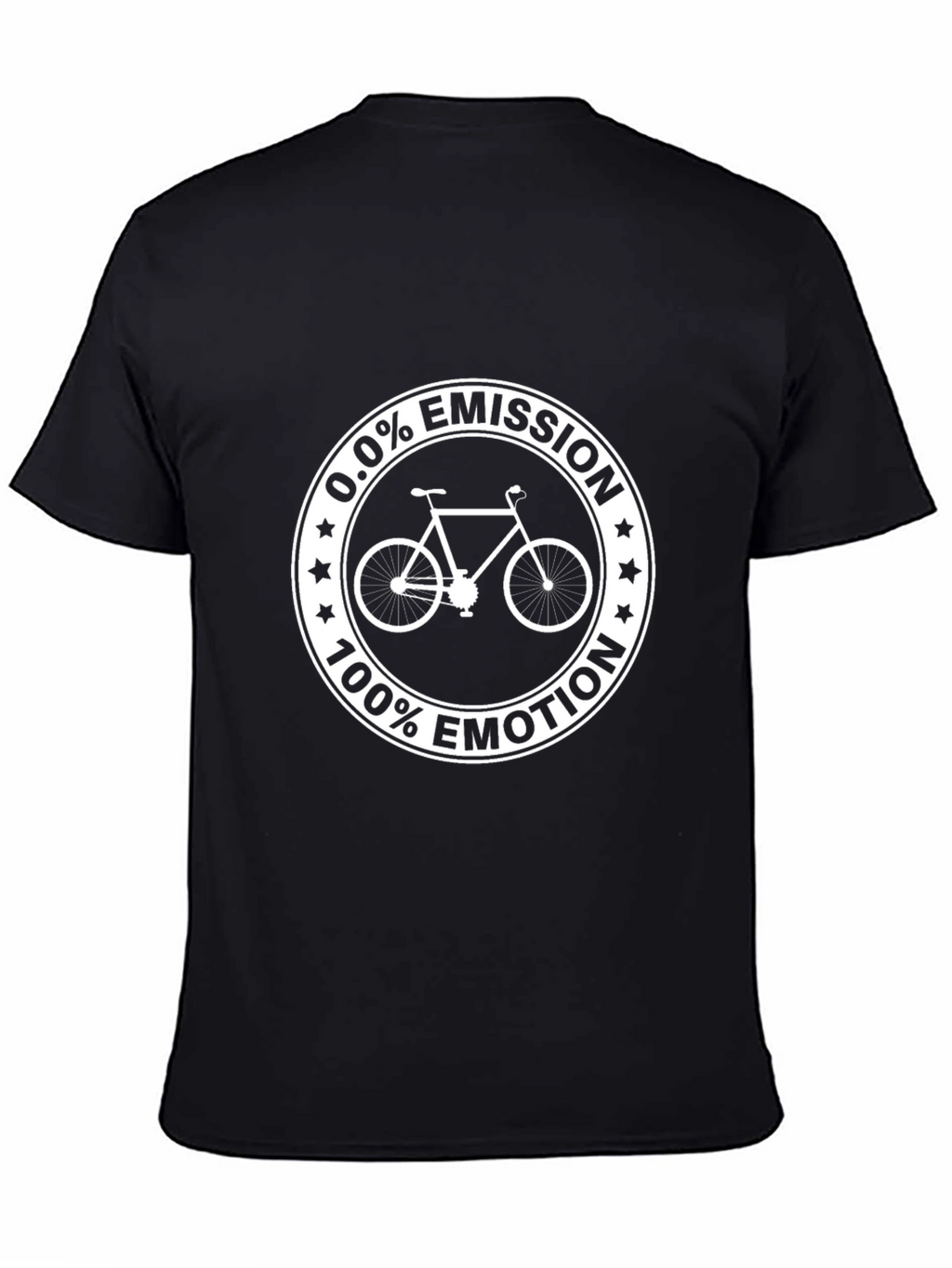 0.0% Emission 100% Emotion Bicycle Graphic T-Shirt