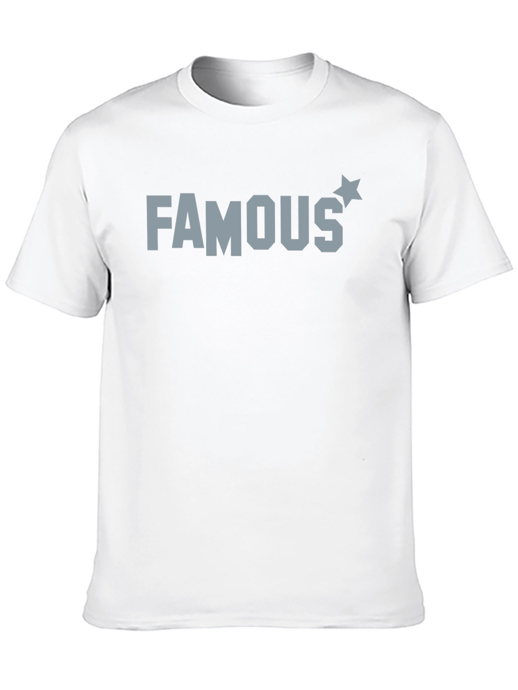 Famous Graphic Tee - Black Cotton T-Shirt