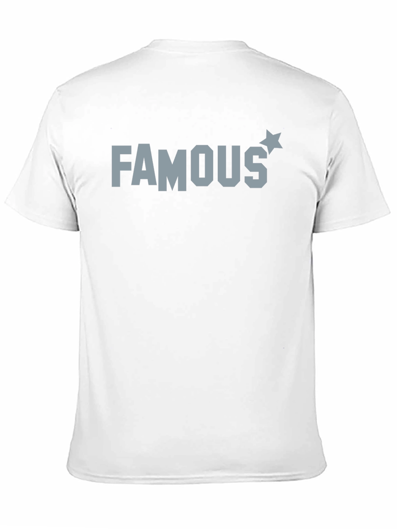 Famous Graphic Tee - Black Cotton T-Shirt