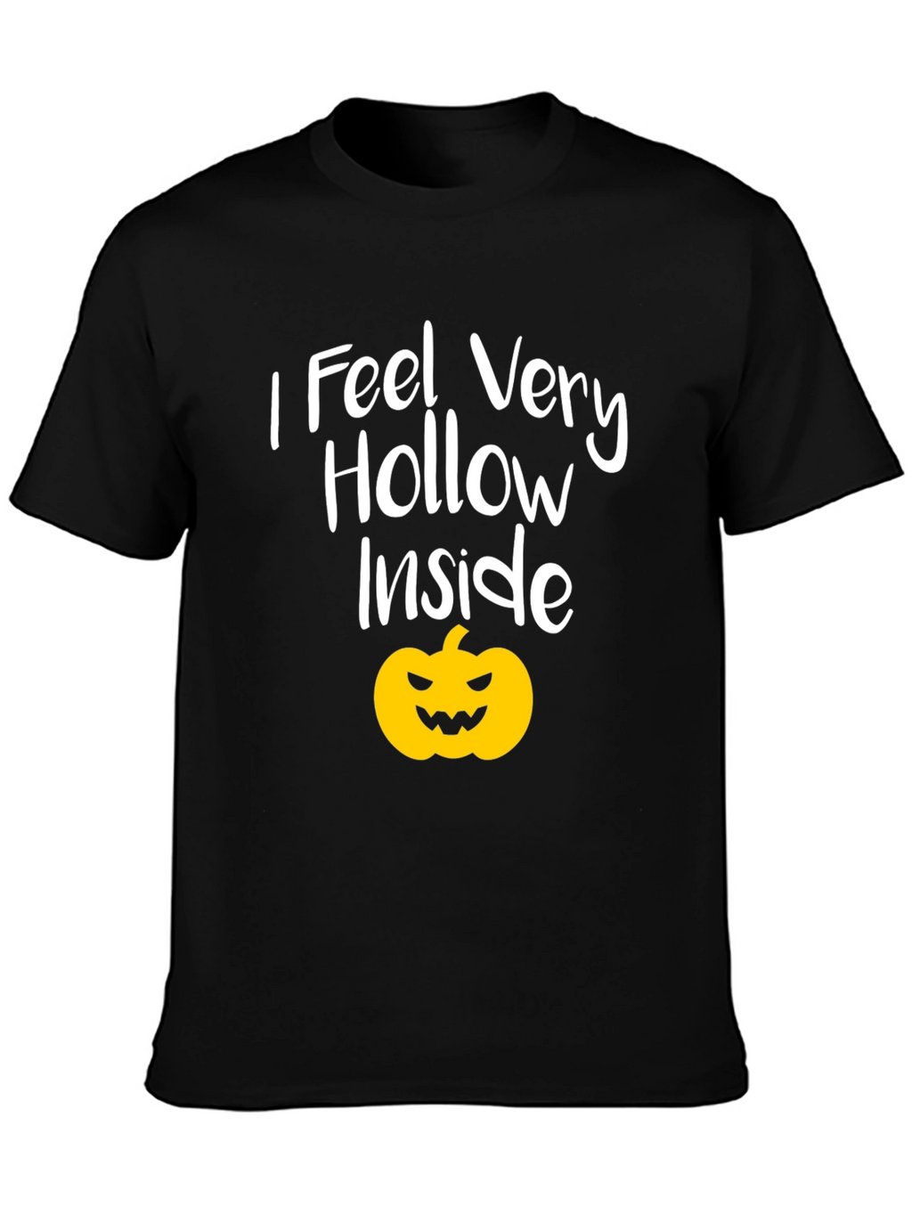 I Feel Hollow Inside Halloween Pumpkin T-Shirt