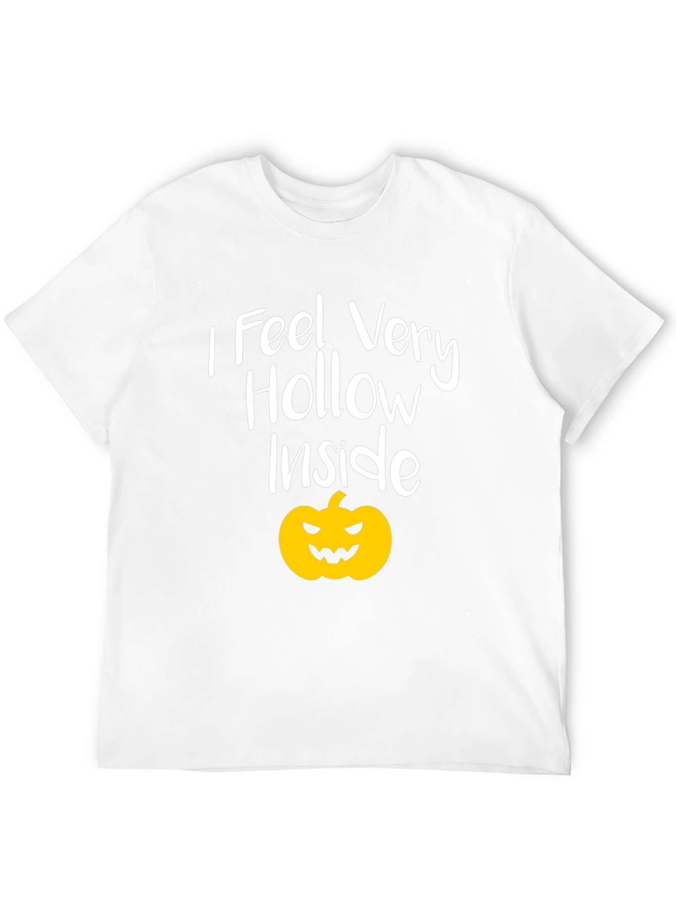 I Feel Hollow Inside Halloween Pumpkin T-Shirt