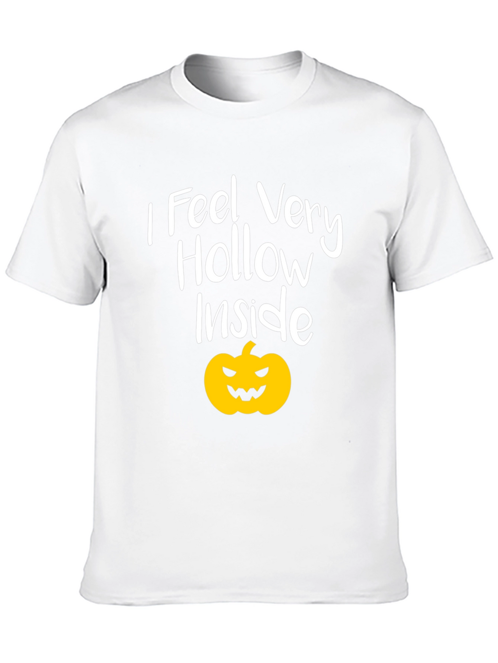I Feel Hollow Inside Halloween Pumpkin T-Shirt